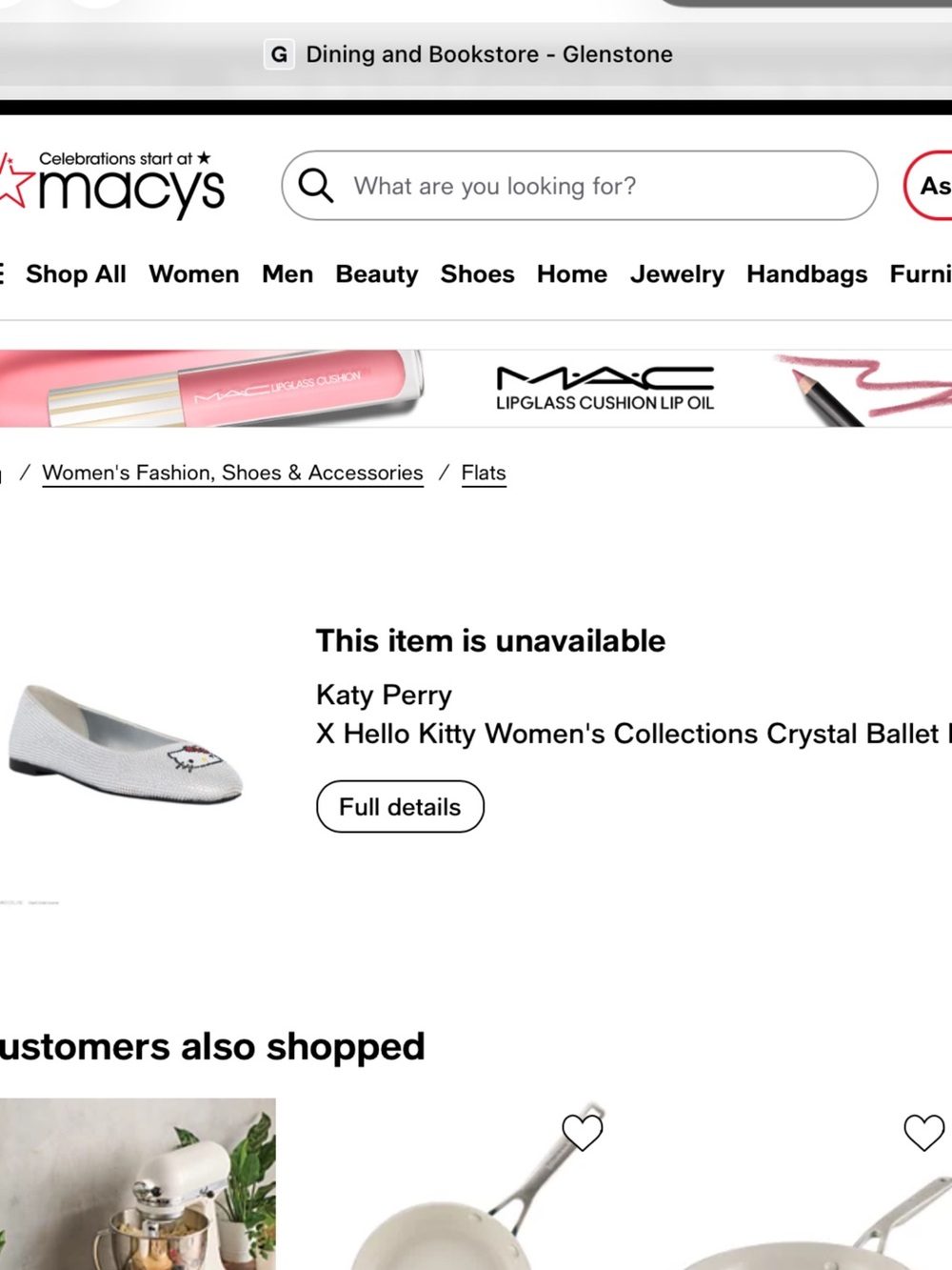 Katy Perry Collections Silver X Collections Crystal Hello Kitty Ballet Flats Sz6 - Picture 10 of 10